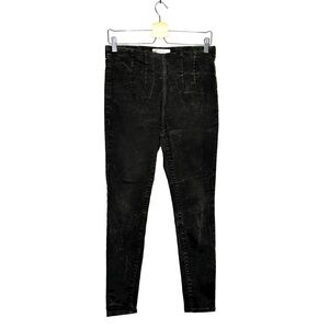 Free People | Black Skinny Pull On Jeggings Size 30